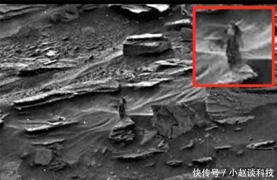 NASA火星照片发现长发“女外星人”(图),是雕像还是生物?!