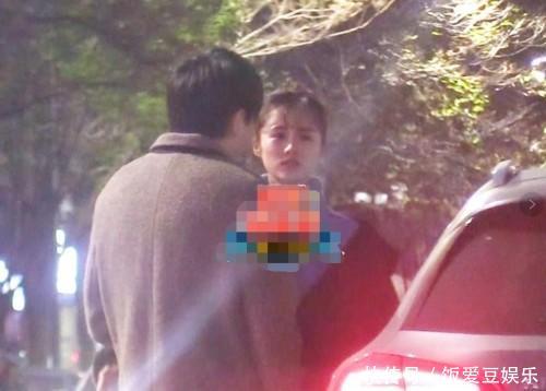 花千骨糖宝隐婚后老公遭曝光,小夫妻半夜小区