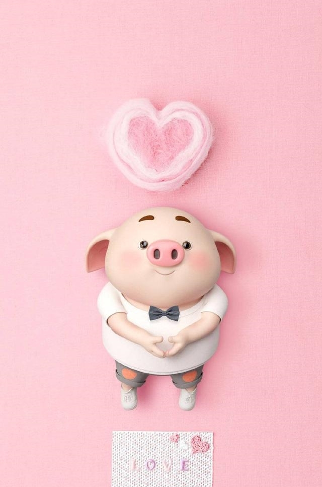 高清卡通可爱小猪猪壁纸