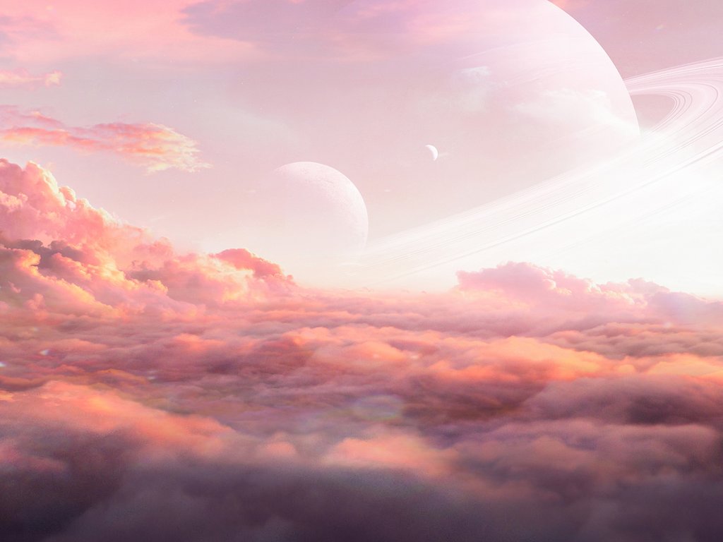 云彩 行星 太空