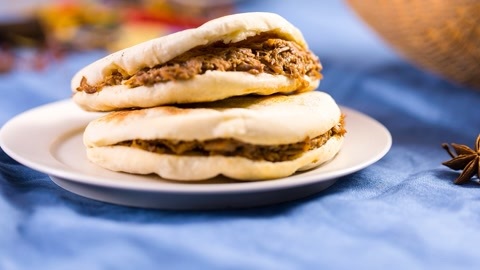 达人厨房 美食台  肉夹馍