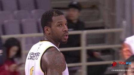 CBA 18/19赛季 北控VS吉林第二节：罗宾逊大发神威，北控一波流半场57-49反超
