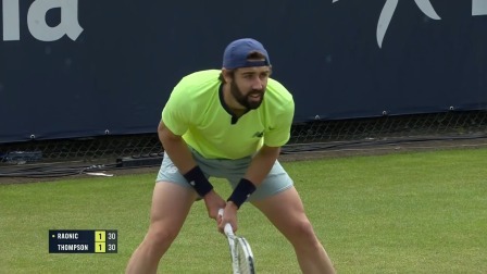 【全场回放】拉奥尼奇2-0汤普森 2024ATP250荷兰草地赛 男单第一轮