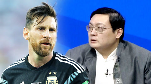 2018世界杯体育评书 老梁谈冰岛导演扑出梅西点球：让梅西静一会儿