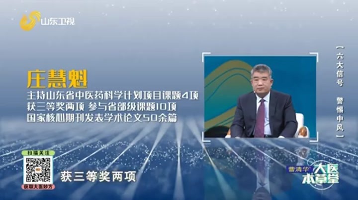 大医本草堂 六大信号，警惕中风