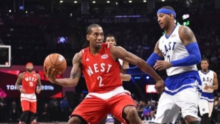 2020 NBA全明星正赛 2020全明星西部首发高光 詹皇领衔东契奇入选