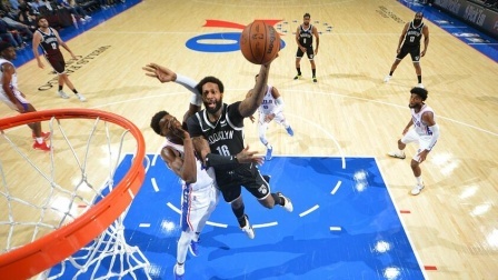 NBA季前赛-恩比德8分钟砍14分  76人轻取篮网