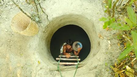 荒野建造者 第二季 荒野小哥打造地下游泳池，也太隐蔽了吧？服了