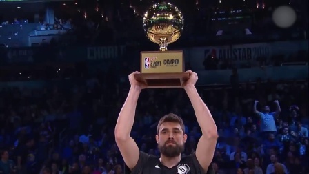 2020 NBA全明星单项赛 三分球投篮教科书！乔-哈里斯去年三分大赛捧杯回顾