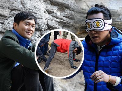两天一夜第二季 马帮探险张智霖高冷劈叉 蒙眼过40米天桥吓尿男神