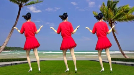 蓝莓思洁广场舞 原创背面演示附教学《万疆》活力健身广场舞