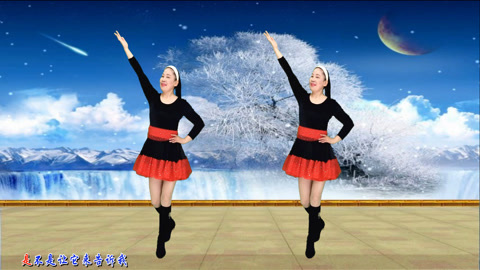 广场舞《又见雪花飞》