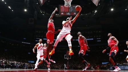 NBA常规赛-德罗赞26+6 拉文22+5 公牛力克猛龙