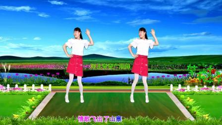 流行DJ广场舞及教学 第三季 广场舞《一朵情花开》32步正背面演示分解