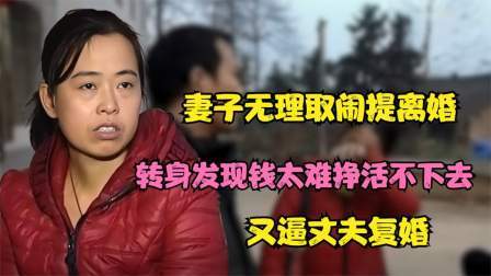 品人生百味第二季 妻子无理取闹提离婚，转身发现钱太难挣活不下去，又逼丈夫复婚