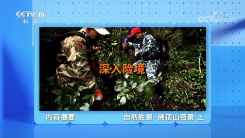 地理中国 《地理·中国》 20200104 自然胜景·佛顶山奇景 上