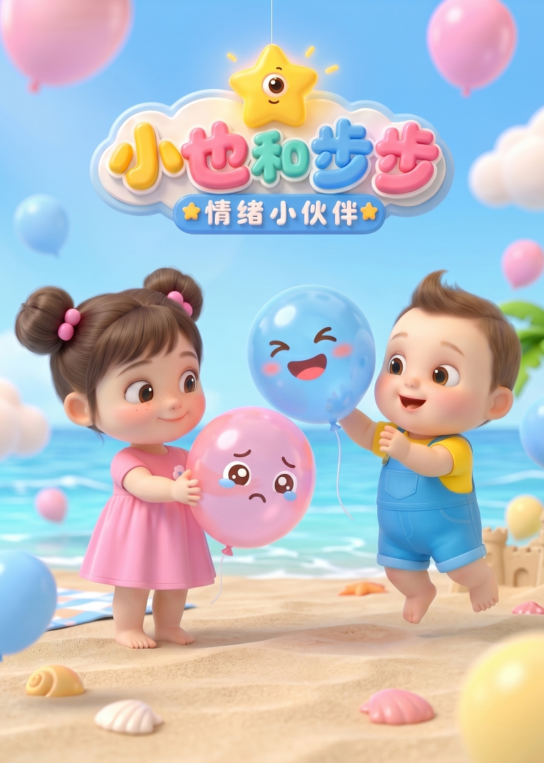 小也和步步・情绪小伙伴 海报
