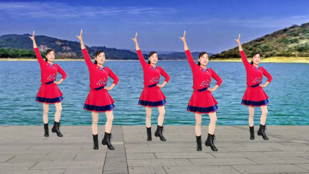 新舞《都昌欢迎你》江都子新作，旋律优美，正背面有教学