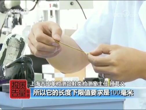 每周质量报告 《每周质量报告》 20180902 童鞋质量安全调查