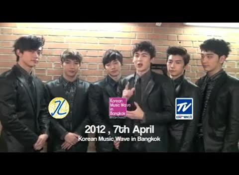 2PM Korean Music Wave In Bangkok 2012 问候 12/02/15-2PM