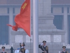 红色记忆，国旗卫士赵新风