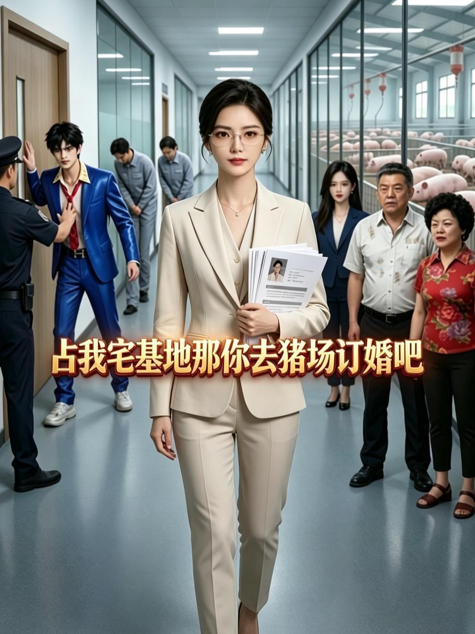 占我宅基地那你去猪场订婚吧