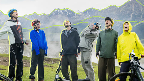 第6期 丁真兄妹情打动山海小队 柯淳杜海涛带队高原雨骑