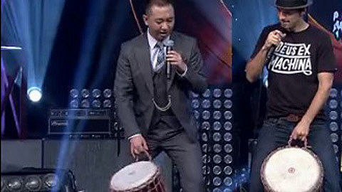 今晚80后脱口秀 Jason自健携手演奏非洲鼓