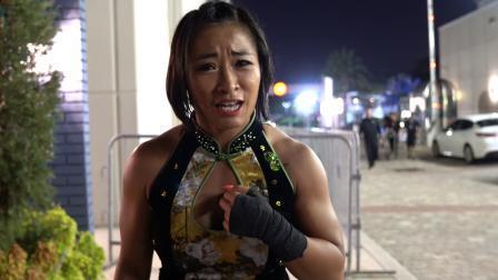 WWE在中国 李霞在NXT直播中取胜，想把这份喜悦分享给祖国同胞
