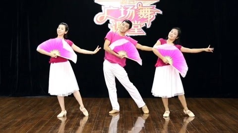 糖豆广场舞精选大众舞蹈 广场舞绒花扇子舞教学