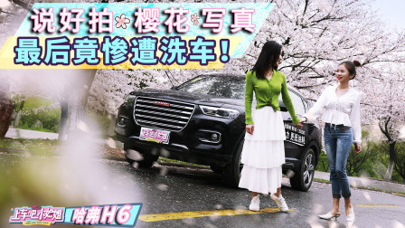 说好与全新哈弗H6拍樱花写真 最后竟惨遭洗车？！