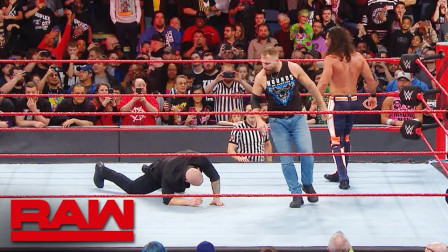WWE RAW 2019 【RAW 03/18】未播出画面 独狼赛后偷袭赛斯 安布罗斯火速支援