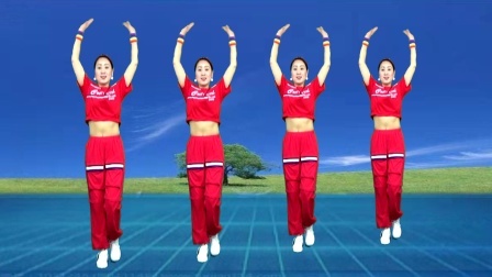 蓝莓思洁广场舞 快乐步子舞《小师妹》好听好看好学