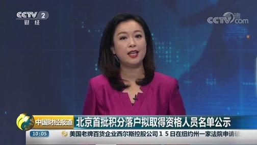 中国财经报道 《中国财经报道》 20181016 10:00