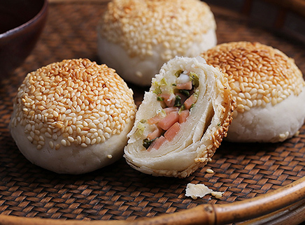 美食台 蟹壳黄 在家也能轻松做名点