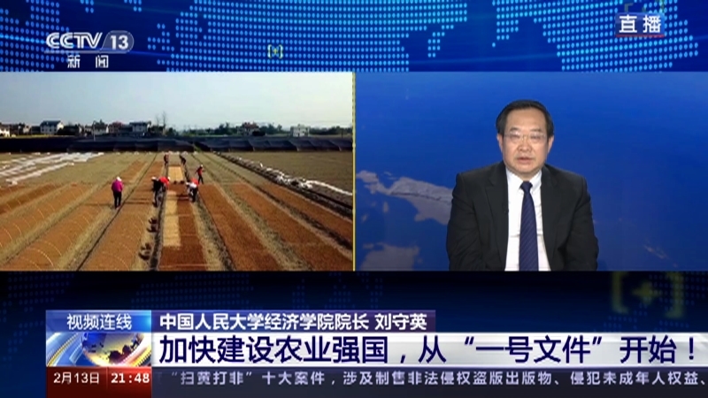 新闻1+1 《新闻1+1》 20230213 加快建设农业强国，从“一号文件”开始！