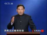 百家讲坛 末代皇帝溥仪（三）摄政王的苦恼 百家讲坛20101115