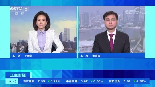 中国财经报道 《正点财经》 20191028 09:00