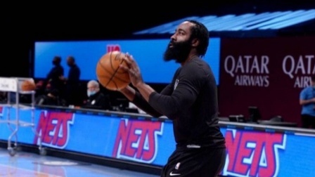 NBA热辣资讯 哈登赛前热身训练！主场球迷高喊James harden太燃了