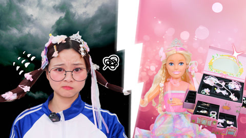 小伶玩具2024 原来公主的秘密在这！芭比的变美计划太绝了