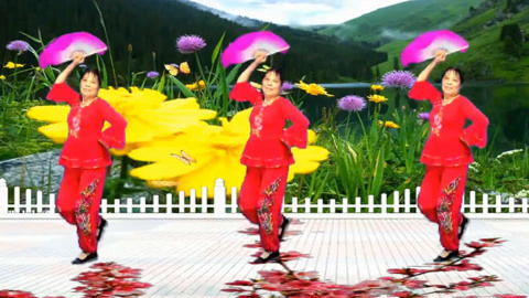 糖豆广场舞精选大众舞蹈 欢快单扇子舞《大辫子》