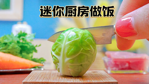 迷你厨房做饭