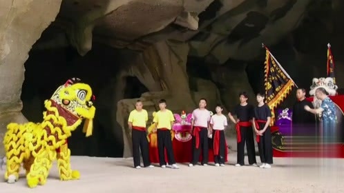 侯氏父子顺利通过舞狮考核