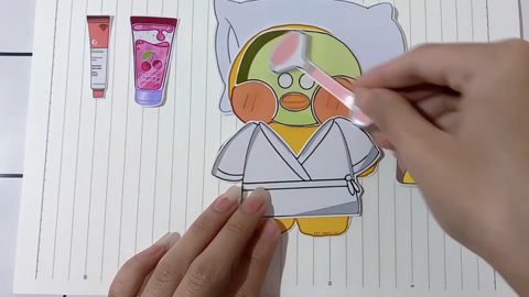 小鸭子睡前打扮