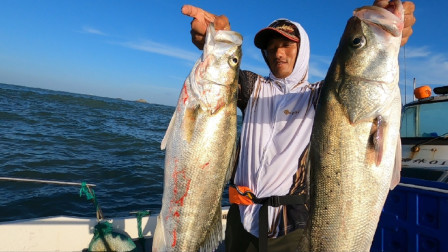 台风影响涌浪涛天，阿杰今天出海定了10条的目标，到底能不能完成