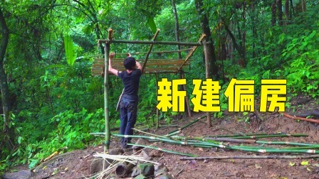 独自在荒野生存冒险，隐居丛林世外桃源，开荒种地建房