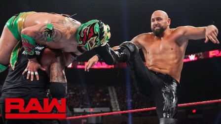 WWE RAW 2019 【RAW 07/15】卡里斯托1.5倍速连环旋转踢