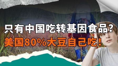 只有中国吃转基因食品？别再被骗了，美国80%转基因大豆自己吃