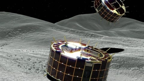 环球火力点 日机器人登陆小行星表面