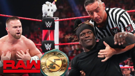 WWE RAW 2019 【RAW 08/12】伊莱亚斯为了24/7冠军头衔，花血本又废了一把吉他